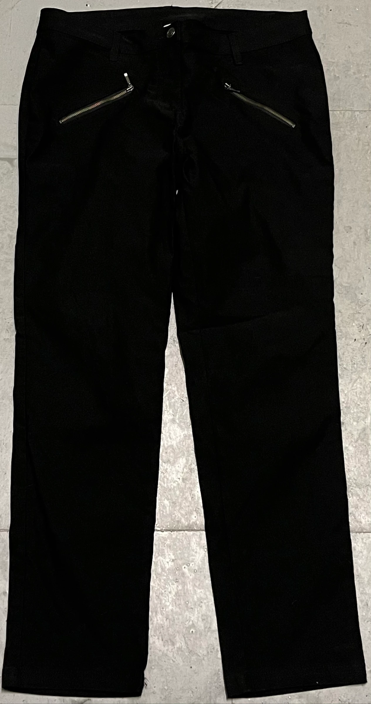 Pantalones Lycra negra con cremalleras